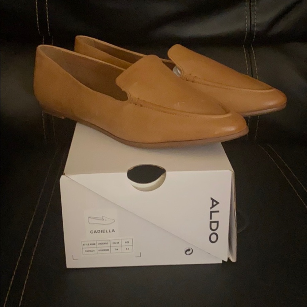 NEW Aldo Cadiella Tan Flats